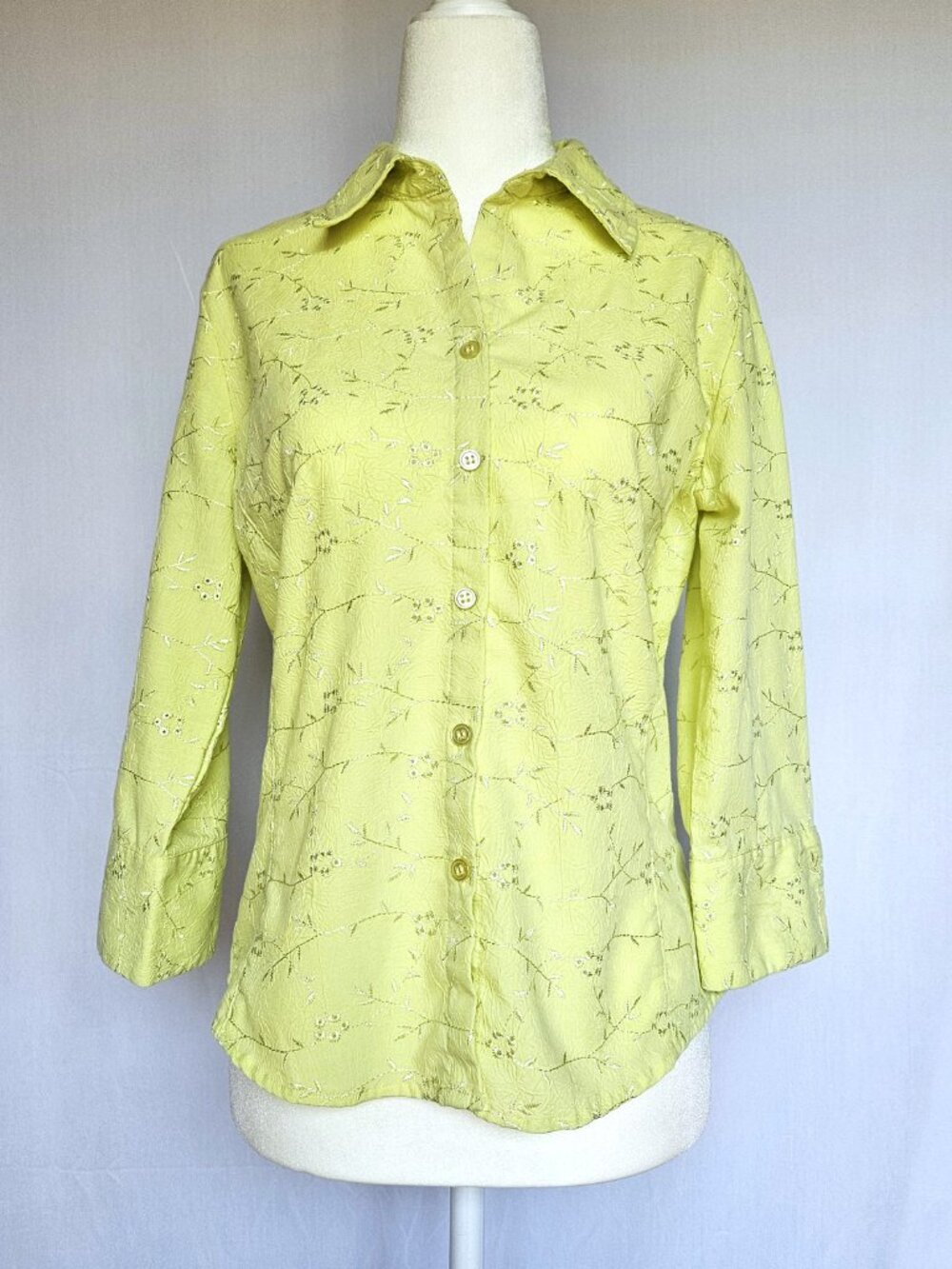 Lemon Grass Studio | Embroidered Blouse | Yellow | PS